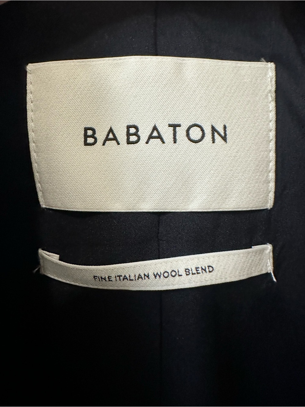 Aritzia Babaton Deep Navy Tailored Suit Jacket & Pants set size 0/00 - Picture 3 of 11